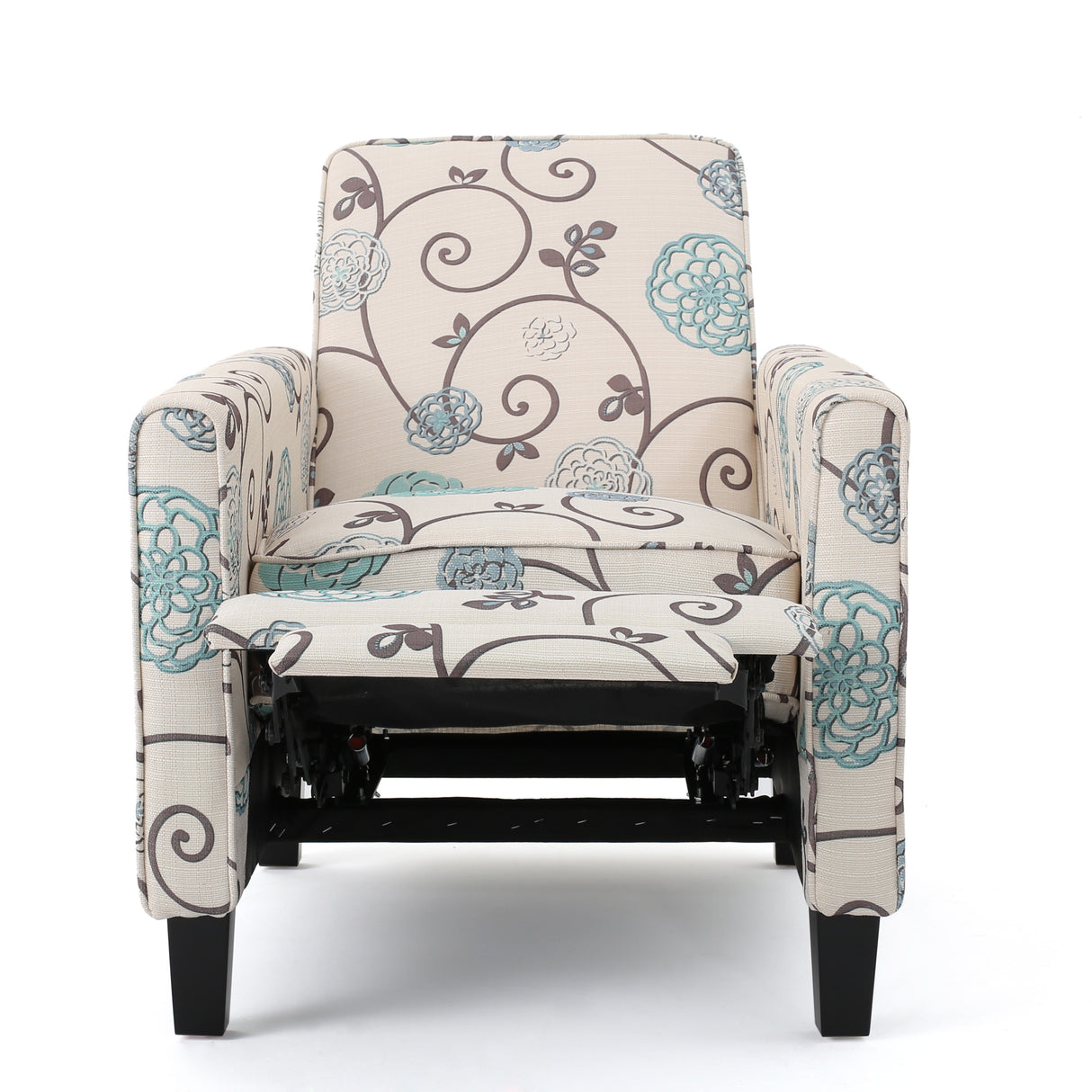 Abernathy Floral Push-Back Recliner of Refined Comfort