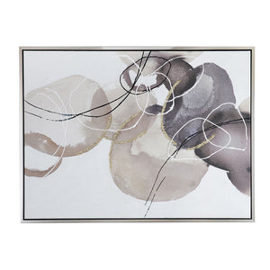 Large Modern Oil Painting Hand Painted Abstract Watercolor Texture - Multicolor