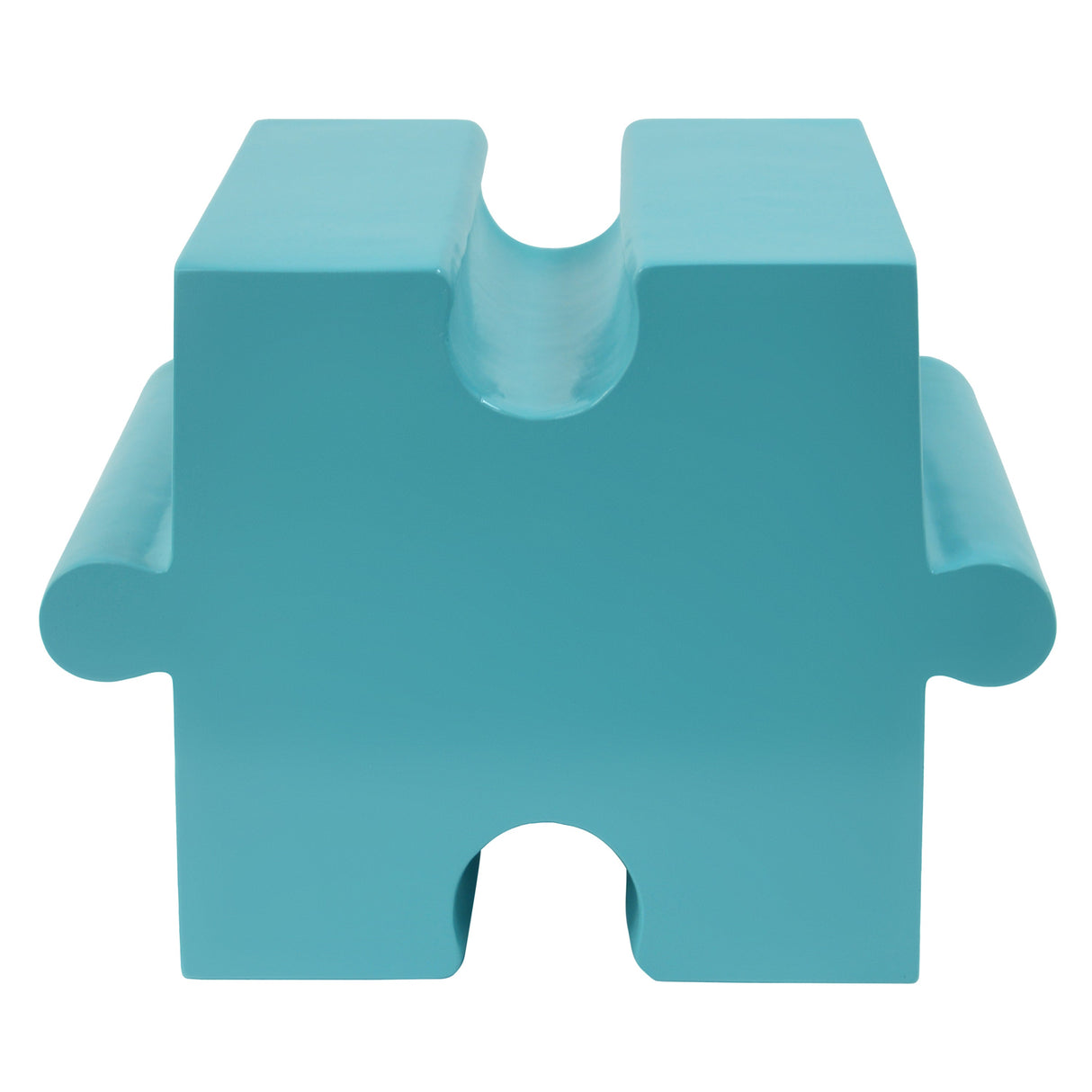 3-Piece Artistic Puzzle Table Set with Modular Interlocking Design