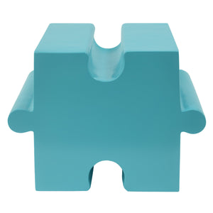 3-Piece Artistic Puzzle Table Set with Modular Interlocking Design