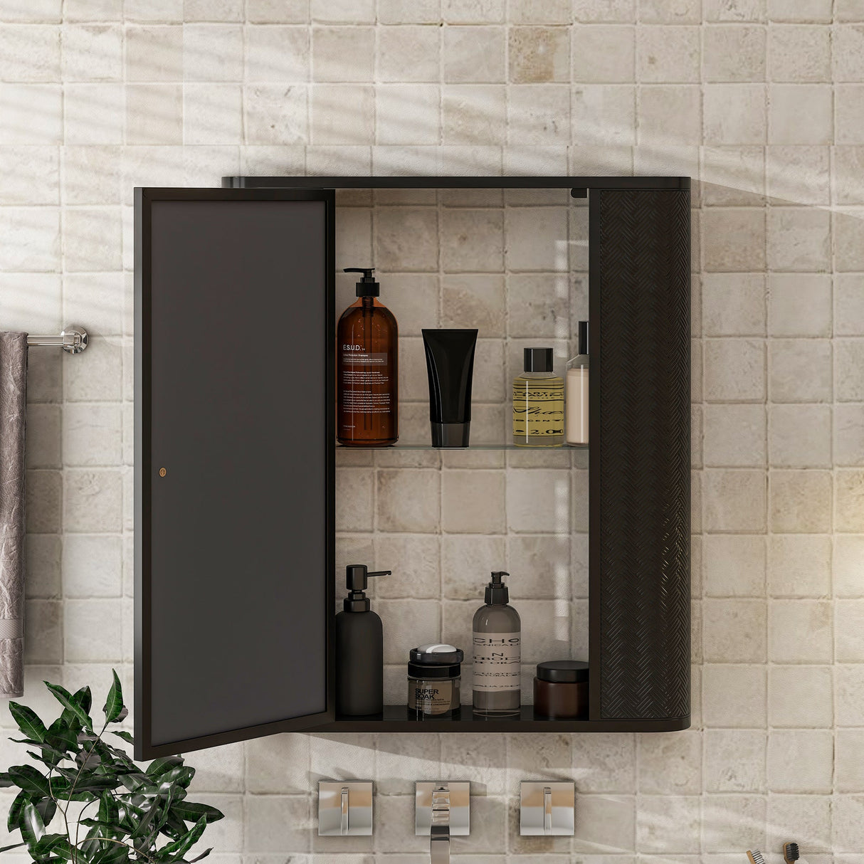 Wall-Mounted Bathroom Cabinet with Mirror