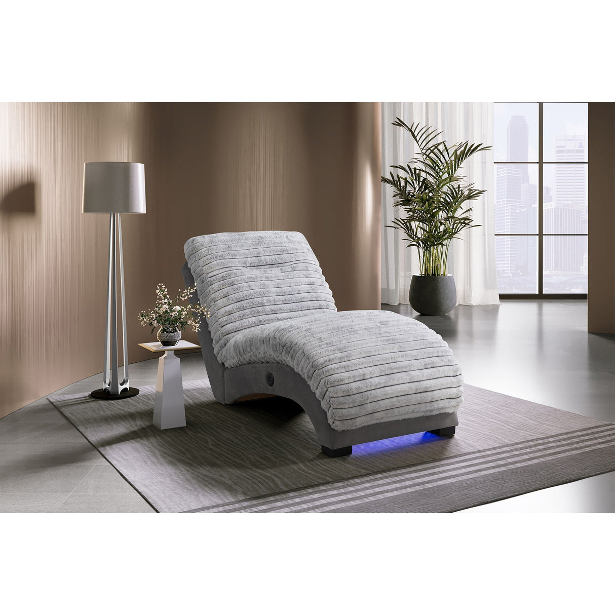Denise - Accent Chaise With USB Support