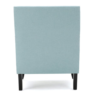 Serenada - Upholstered Fabric Club Chair With Nailhead Trim And Tapered Birch Legs