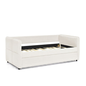 Upholstered Daybed With Pop Up Trundle