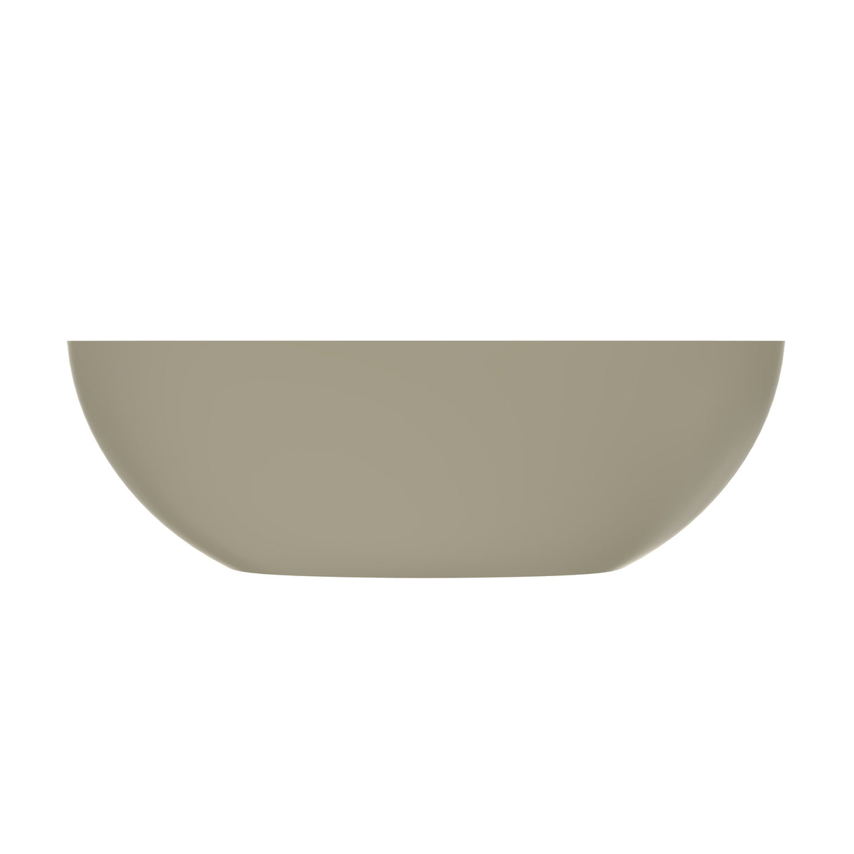 66.9 Inch Freestanding Solid Surface Soaking Bathtub