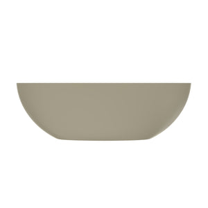 66.9 Inch Freestanding Solid Surface Soaking Bathtub
