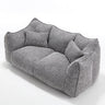 Comfortable Dual Beanbag Chair With High Resilience Foam Core For 2 People