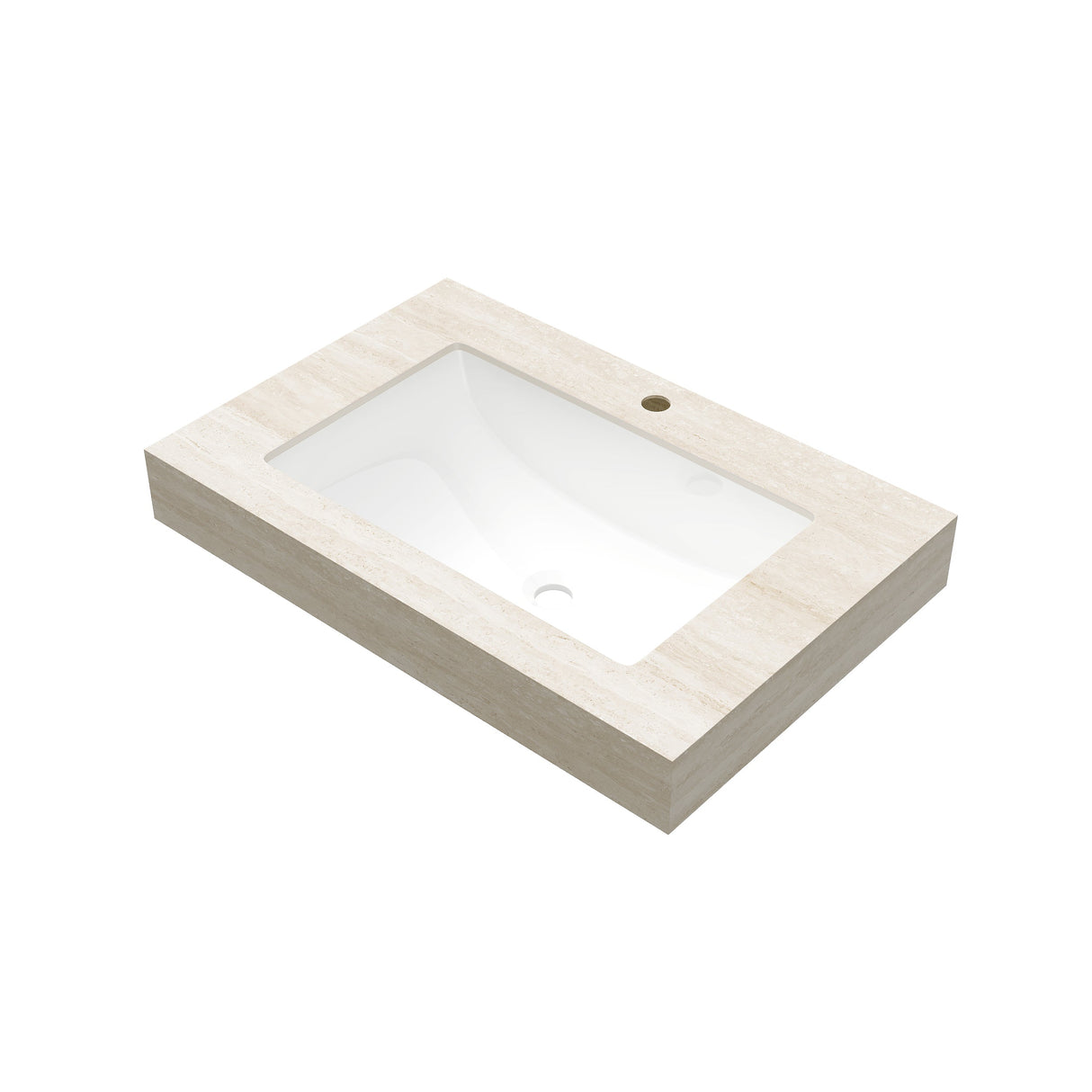 30" MURI Roma Travertine-Pattern Sintered Stone Countertop