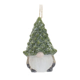 Terra Cotta Gnome with Pine Tree Hat Ornament (Set of 6)