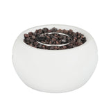 Patio MGO Propane Fire Pit, 40,000 BTU, White