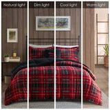 Plush to Sherpa Down Alternative Comforter Set