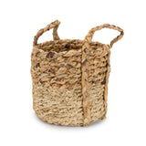 Seagrass basket w handles (set of 2)