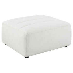 Sunny Square Upholstered Ottoman Natural