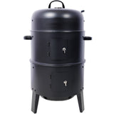 Charcoal Smoker Grill Wood Smoker Grills Outdoor Cooking 16 Inch Portable BBQ