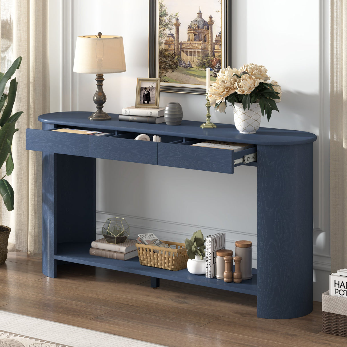 U_Style 59.8'' Modern Console Table