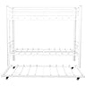 Bunk Bed For Kids, Convertible Frame With Ladders & Guardrail