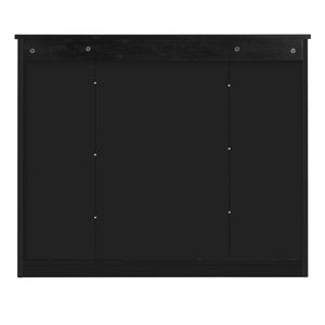 Wall Mounted Bathroom Cabinet With Mirror And 5 Shelves, Rectangular Design