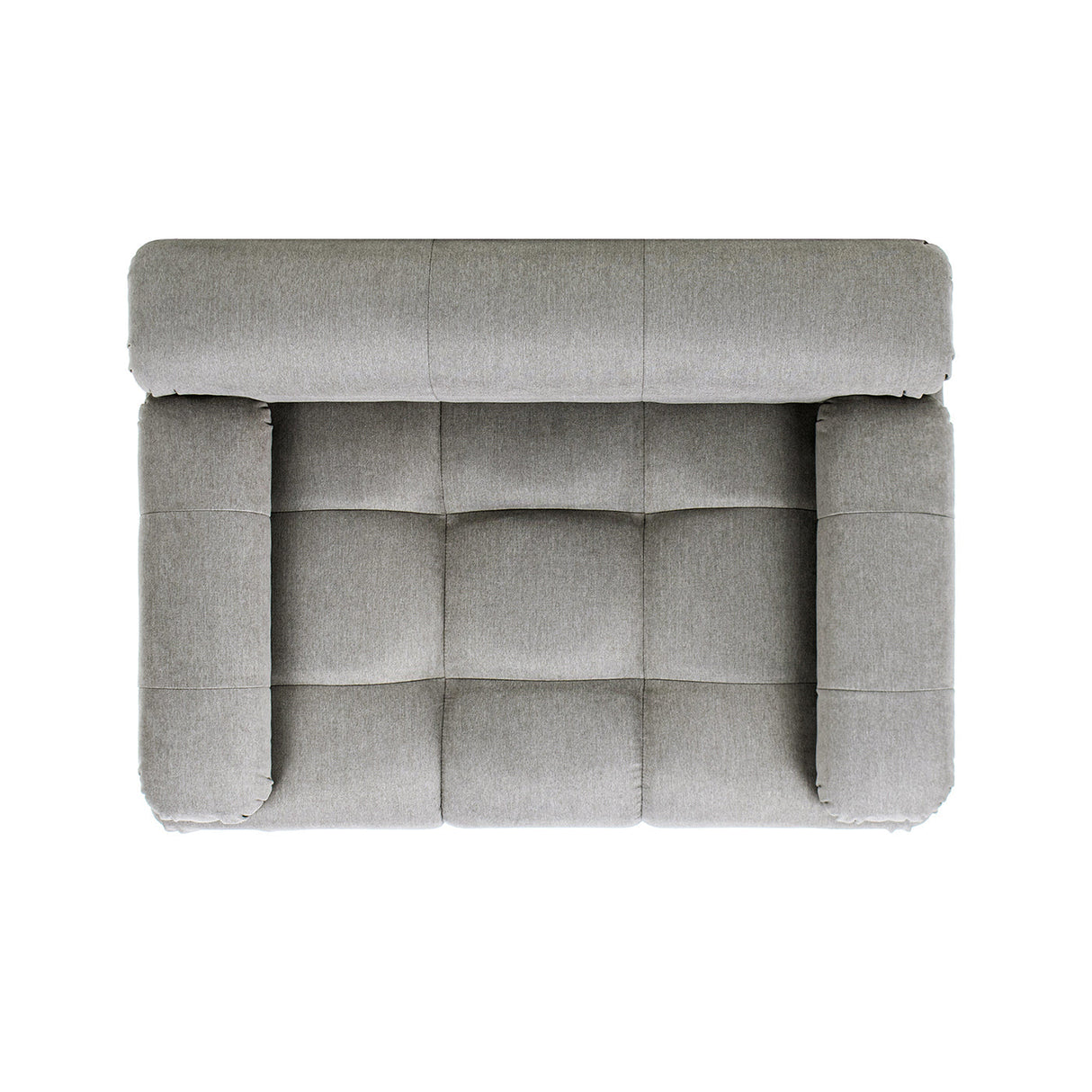 Marcel Upholstered Modern Pet Bed, Small to Medium Dog or Cat Uptown Gray Performance Velvet