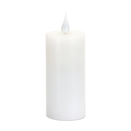 White-led-designer-wax-candle-with-moving-flame-Candles