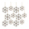 Wooden-Snowflake-Ornament-with-White-Washed-Finish-(Set-of-12)-Christmas-Ornaments