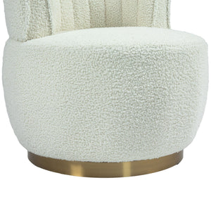 360 Degree Swivel Cuddle Barrel Accent Sofa Chair