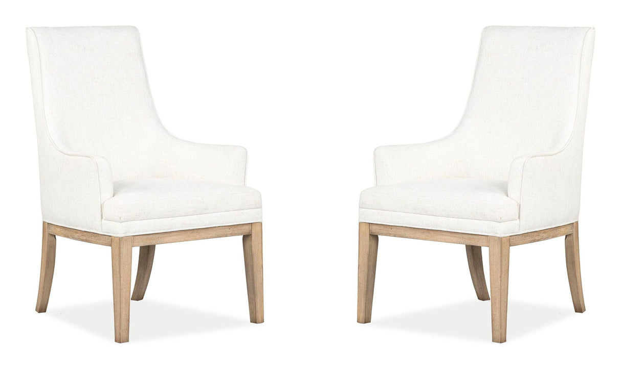 Coventry - Upholstered Host Chair (Set of 2) - Honey Wheat