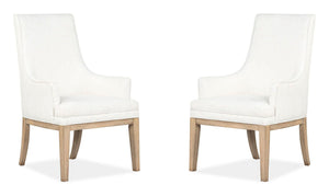 Coventry - Upholstered Host Chair (Set of 2) - Honey Wheat
