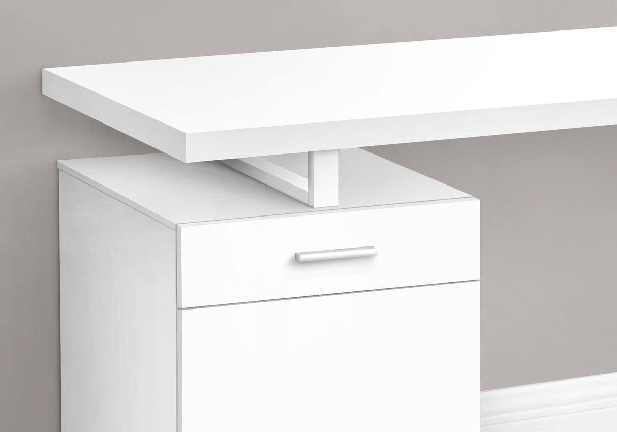 Contemporary Computer Desk with Storage Drawers
