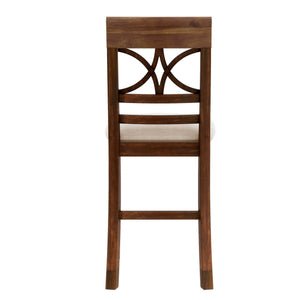 Charlie Walnut Farmhouse Counter Height 6-Piece Dining Set