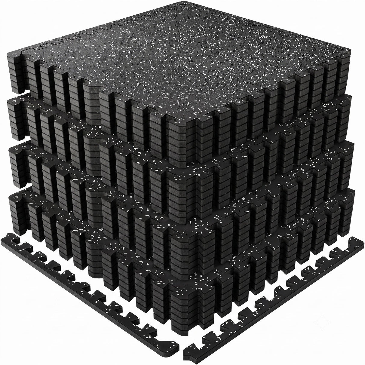 0.6 Inch Thick Gym Floor Mats with EVA Foam