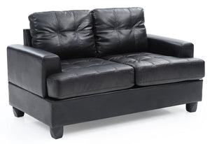 Stylish Transitional Loveseat For Two