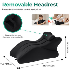 Ergonomic Memory Foam Support Pillow for Couples