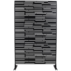 Outdoor & Indoor Freestanding Metal Privacy Screen