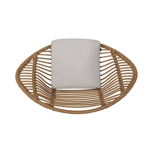 Cordella - Outdoor Woven Wicker Chairs With Cushions, (Set of 2)
