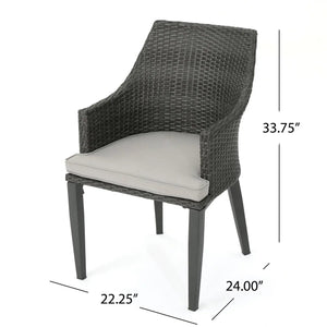Hillhurst Outdoor Chair Set of 2 with Comfortable Weather Resistant Cushions