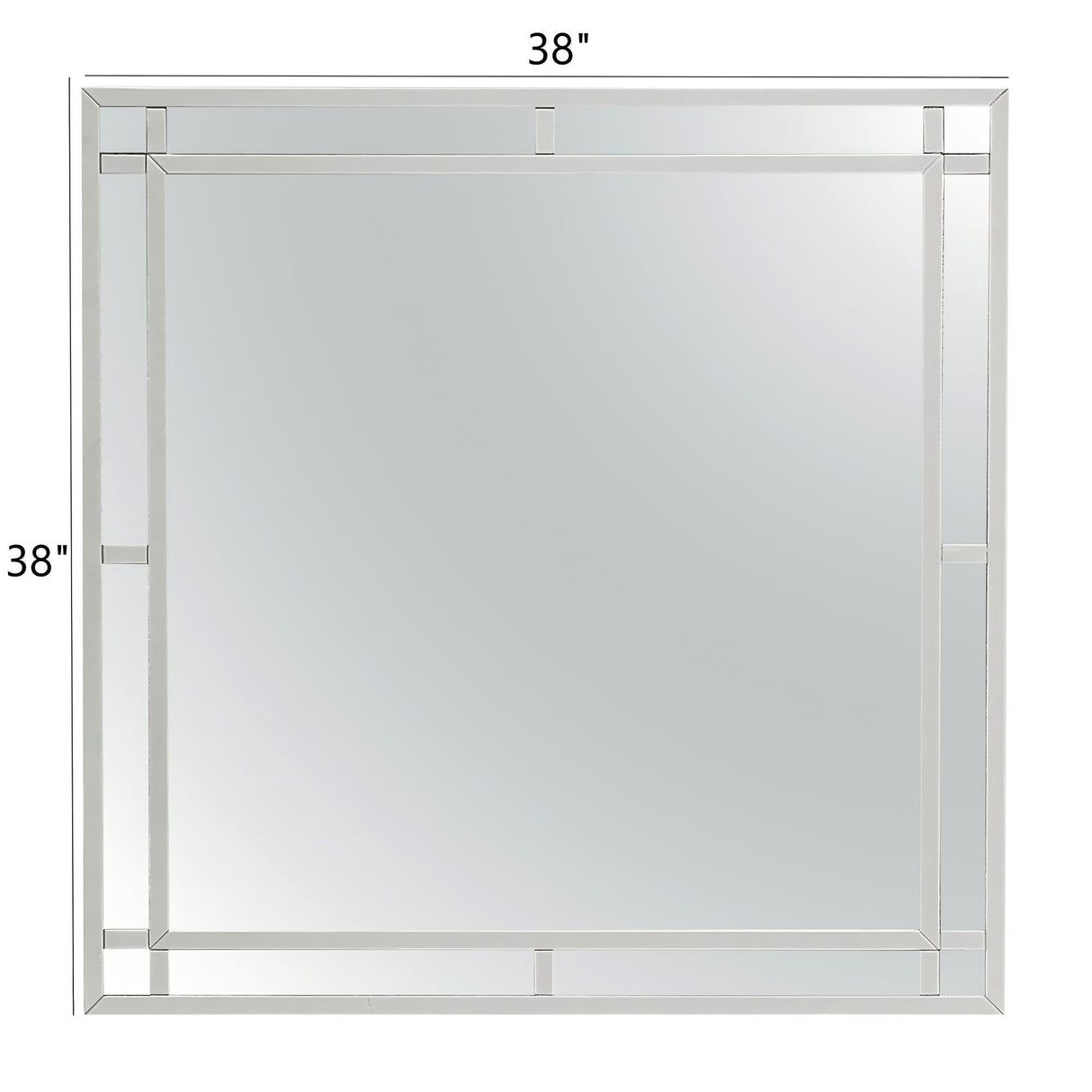 Madison - Mirror - Silver Champagne