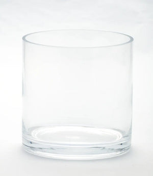 Clear Glass Cylinder Vase