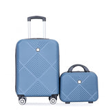 2 Piece Luggage Sets Lightweight Suitcase, Spinner Wheels