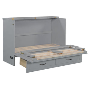 Murphy Bed With Large Drawers