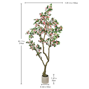 7FT Artificial Bougainvillea Tree with Realistic