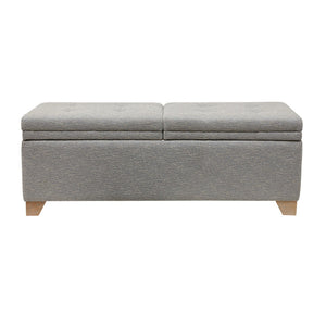 Soft Close Upholstered Storage Bench, Convenient Design