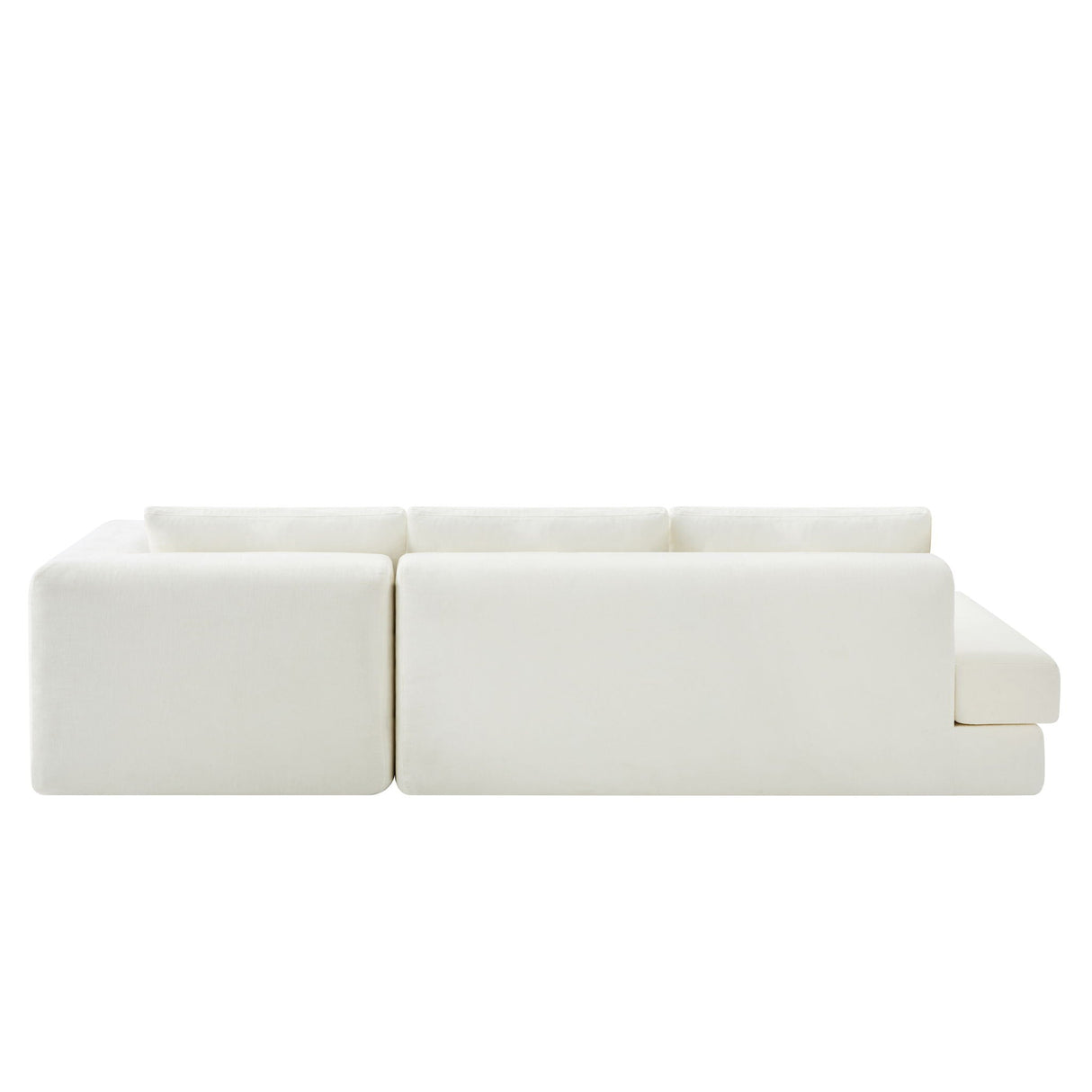 L-Shaped Modular Sofa With Double Layer Cushion