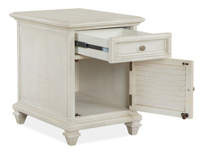 Newport - Chairside End Table - Alabaster
