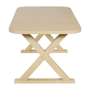 Natural Oak Veneer Dining Table