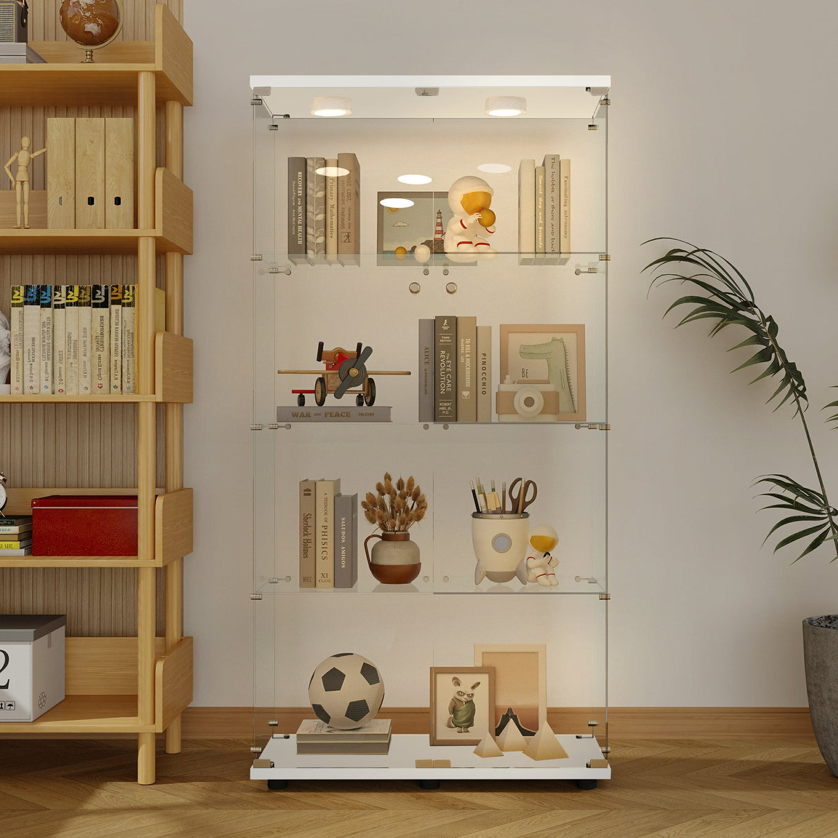 Tempered Glass Display Cabinet