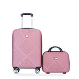 2 Piece Luggage Sets Lightweight Suitcase, Spinner Wheels