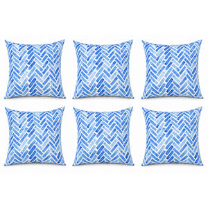 4 Pack Outdoor Pillow Covers - Water-Repellent Decorative Cushions