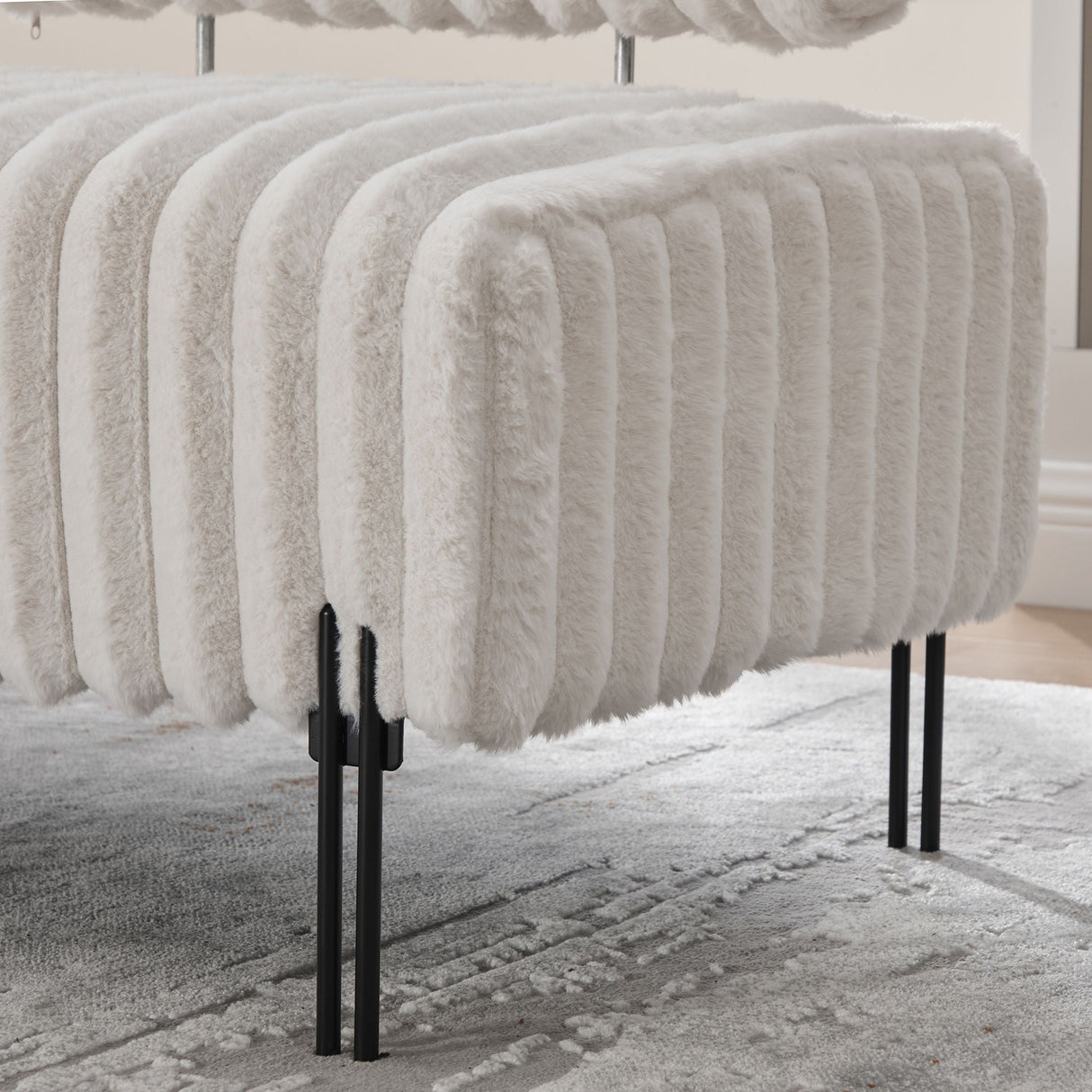 Mini Loveseat With Adjustable Backrest