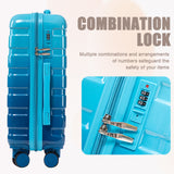 14'/20' 2 pcs/set PC Spinner Wheel Luggage with Gradient Color and Lock