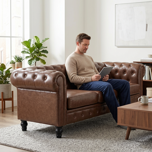 Elegant Tufted Sofa